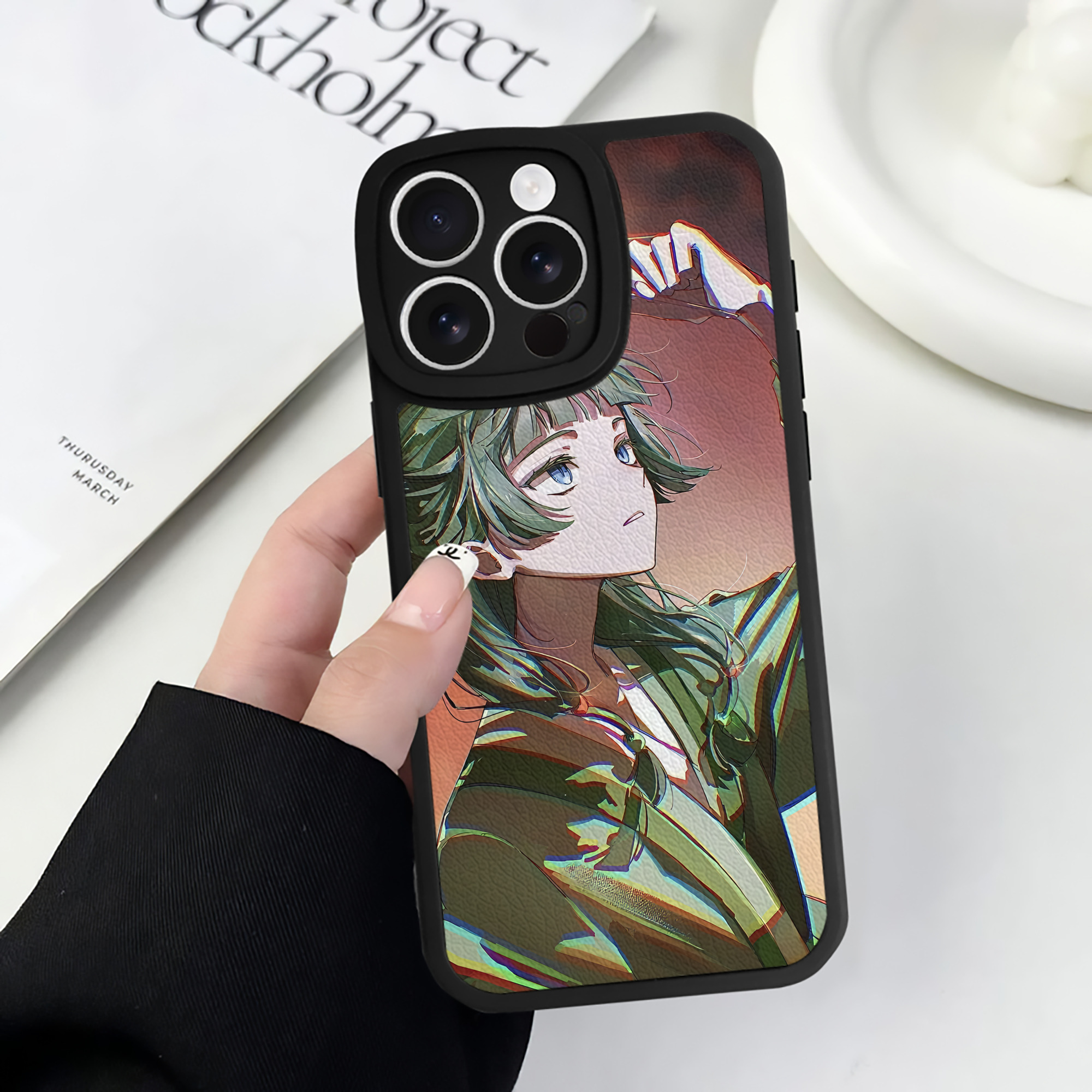 薬屋のひとりごと The Apothecary Diaries 【iPhone 16シリーズ対応】シリコンスマホケース（レザー調） 材質：シリコン
